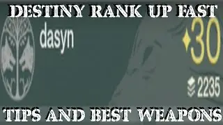Rank Up Fast On Destiny (Iron Banner Tips And Best Weapons On Destiny)