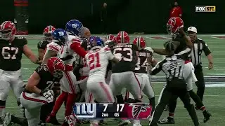 Giants - Falcons Fight | 2024 NFL Week 16