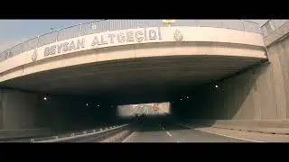 In the street