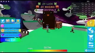 Омагарэбл!Получил Giant choco chicken в Bubble Gum Simulator!!