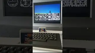 80s Gaming - Flight Simulator II on the Atari 800XL #8bit #retrogaming #atari