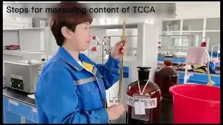 TCCA effective chlorine content detection method