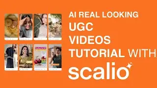 Real Looking AI UGC 😱 Videos using Scalio Tutorial Guide