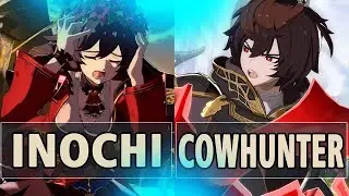 GBVSR:🔥Inochi (Nier) Vs Cowhunter (Sandalphon)🔥| High Level Gameplay.