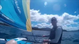 Costa Rica, Renting a Hobie Wave Sail Boat , Playa Potrero