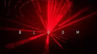 BLOOM | kinetic laser and sound installation