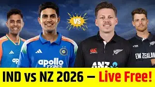 India vs New Zealand 2026 | Full Series Schedule & Live Streaming Info!