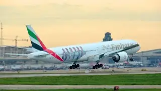 4K WINDY Wet Morning Rush Plane Spotting At Dallas Fort-Worth Airport [DFW/KDFW]