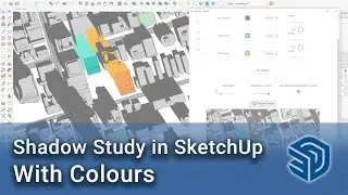 Shadow Study in SketchUp - Shadow Colour 1.5 Tutorial