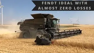Fendt Ideal harvesting with less than 0.25 bushels an acre in losses