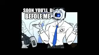 Часть 3 | All night forever - Wheatley #Portal2#GLaDOS#portal#valve#wheatley#animation#fyp#Янедурак