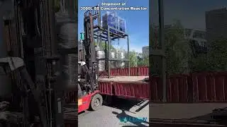 3000L Stainless Steel Concentration Reactor with Plate Heat Exchange Condenser Successfully Shipped!