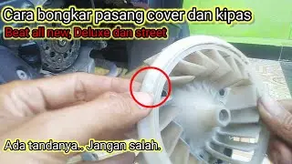 cara buka cover dan kipas beat terbaru dan beat deluxe.
