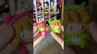 Couple keychain 🐸🐽 #crochet #amigurumi #crochetforbeginners #diy #handmade