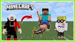 MIKOCIL DAN BANG CUPU KALI INI MIKACIL NEMU MOTOR TERBANG SUPER KEREN DI MAINCRAFT AKU MELONGO!!!