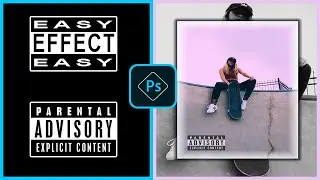 [PS6]  Quieres hacer el efecto PARENTAL ADVISORY  en Photoshop? | By Jhonatan Dev