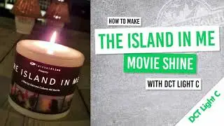 Water Slide Laser Transfer Paper on a Candle with DCT 4.5
