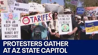 'March Fourth Against Monarchy' protest in Phoenix