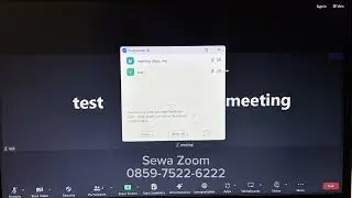 Cara claim co-host pada zoom meeting online menggunakan laptop