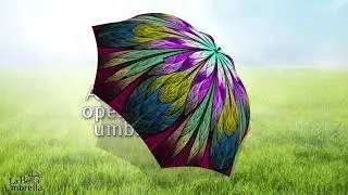 Dragondly Stained Glass high quality unique designer umbrella