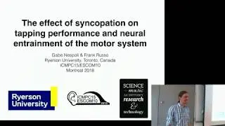 The effect of syncopation on tapping performance and neural entrainment of the motor system