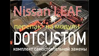Nissan LEAF перепак на модули DOTCUSTOM. Комплект самостоятельной установки.