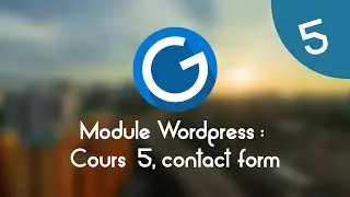 Formation IMM - Module Wordpress: Cours tuto 5 , contact form