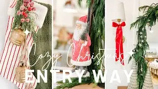 🎄NEW🎄 COZY CHRISTMAS DINING AND ENTRY WAY | DECORATE WITH ME | CHRISTMAS 2023