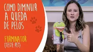 Como diminuir a queda de pelos - Furminator (Teste Pet)