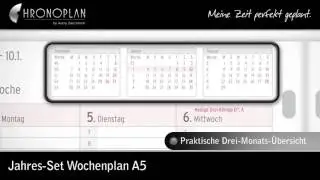 Kalendereinlagen Chronoplan A5 Jahr 2016 50296