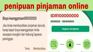 Aplikasi pinjaman tunai badak besar penipu