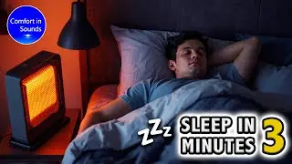 White Noise Space Heater Sound | 10 Hours for Deep Sleep