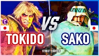 SF6 🔥 Tokido (Ken) vs Sako (Rashid) 🔥 Street Fighter 6