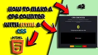 How To Make a Cps Counter in HTML, CSS & JavaScript? (Part-2). HTML और JS में CPS काउंटर कैसे बनाएं?