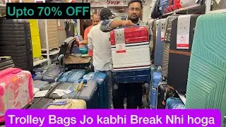 Luggage Trolley Bags Wholesaler & Retailer | Trolley bag market in Mumbai | Bag market