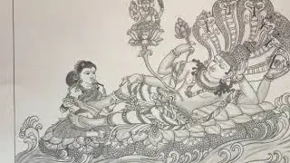 Beautiful Lord Vishnu Pencil Sketch |Pencil Art | Sketching| Sketch Smith