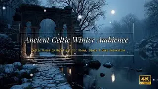 Ancient Medieval Winter Ambience ❄️ Celtic Ruins by Moonlight for Sleep, Study & Deep Relaxation