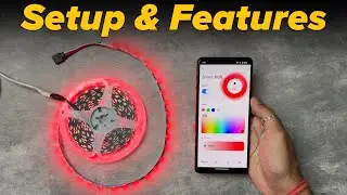 HomeMate Wi-Fi Multicolour Smart LED Strip Kit Unboxing, Setup & Review | 5M RGB | Music Sync