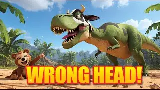 Oh No! WRONG HEADS! 🐮🦖 Funny Animal Mix Up Puzzle for Kids