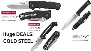 🔥 HUGE Cold Steel Knife Sale on Amazon! Don't Miss These Deals!