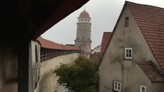 Walking Medieval Walls in N&ouml;rdlingen, Germany