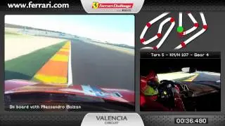 Ferrari 458 Challenge on board cam: Alessandro Balzan