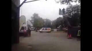 Anfahrt Feuerwehr Tag der offenen T&uuml;r Winkelhaid Gartenh&uuml;ttenbrand