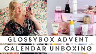 Glossybox advent calendar 2025 Unboxing! Part 1! + discount code!