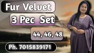 Ram  Ram ji 🙏🙏 Velvet fur swarovski work 3pec set  Size  44,46,48   Whatsapp no.07015839171