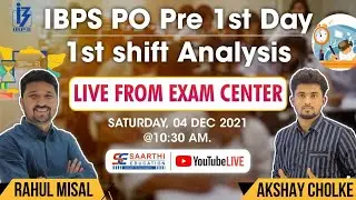IBPS PO Pre 1st shift Analysis