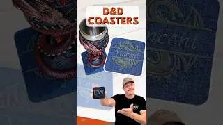 Made D&D Coasters from Jeans #dustyworkbench
