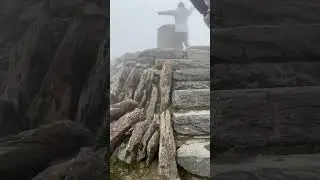 Snowdon summit - First of the three peaks #fun #snowdonia #snowdon #mountains #hikingadventures