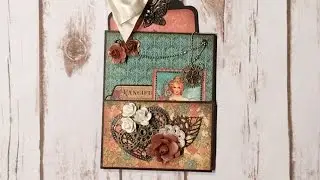 Graphic 45 Steampunk Debutante Altered Paper Bag   A ButterBee Scraps DT project