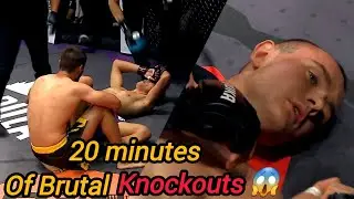 &ldquo; 20 Minutes of the Most Brutal Knockouts EVER 😱 &rdquo; 